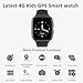 Veunti 4G Kids Smart Watch Boys with GPS Tracker & Video Calling Texting GPS Watch for Kids Age 5-12, 12/24 Hr SOS Call Voice Chat Alarm Clock Camera Pedometer Class Mode Boys Gifts(Black)