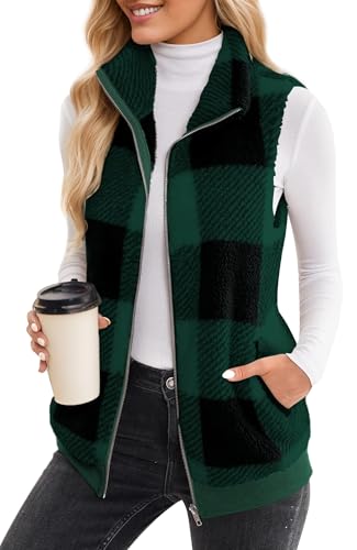 Gilet d'hiver pour femme thermique et épais veste en peluche rembourrée contre le froid