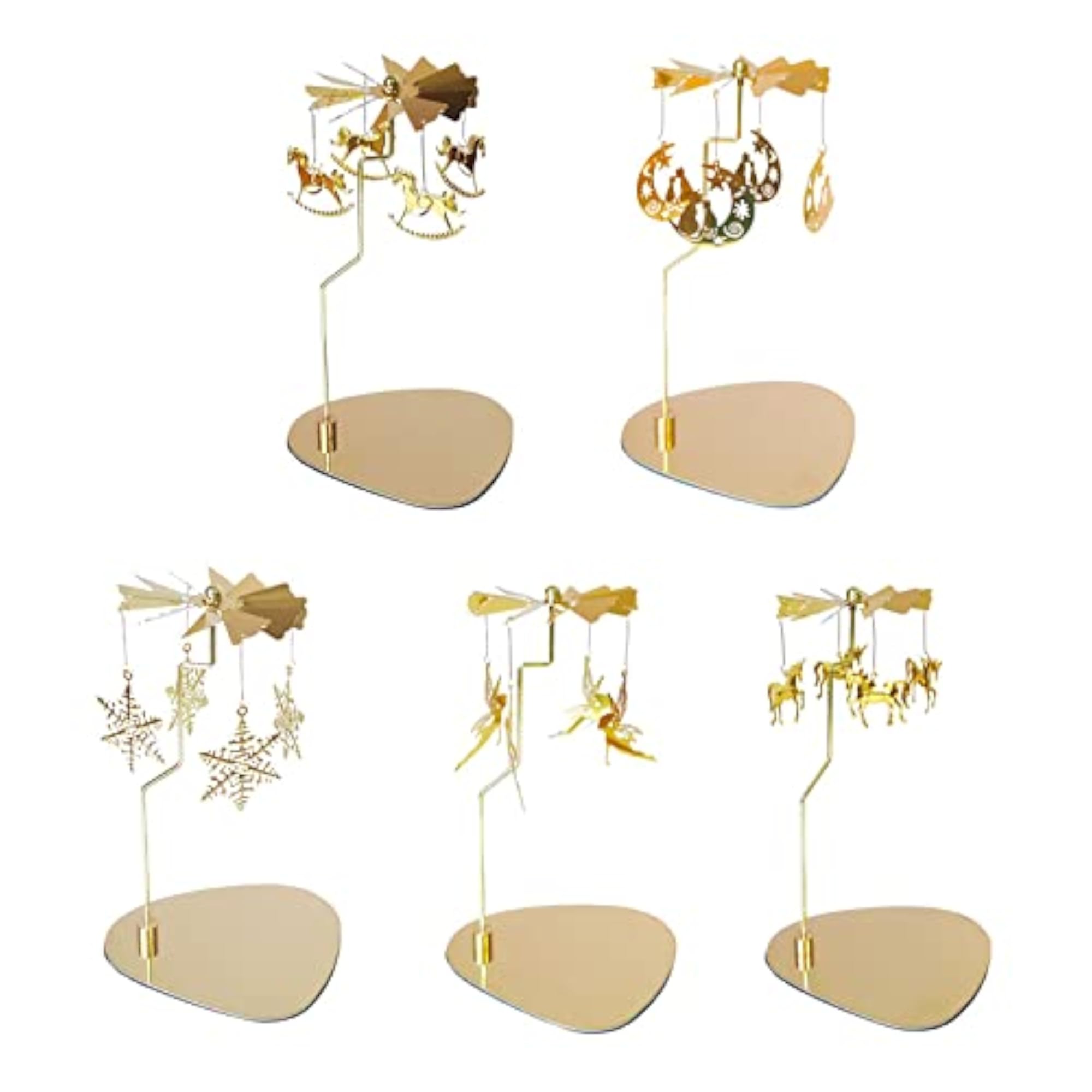 Aureate Rotating Candle Holder for Wedding Decor