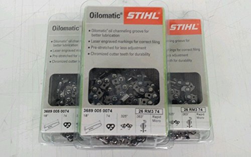 3 – Cadena de sierra de cadena STIHL Oilomatic 26 RM3 74 18 en 74link 325 325