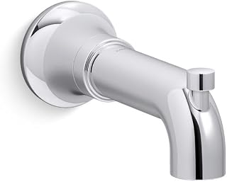 Kohler 27422-CP Tone™ Wall-Mount Bath spout with Diverter, Polished Chrome