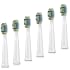 Voom Sonic Pro 5 Series Rechargeable Electronic Toothbrush + Pro 3/Pro 5 6-Replacement Heads - 2 Minute Timer with Quadrant Pacing, 5 Adjustable Speeds, Soft Dupont Nylon Bristles, Black