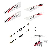  Original Ersatzteile-Set für RC Hubschrauber GT 5888 mit Rotorblätter, 2 Stabilisatoren und 2 Verbindungsstücke