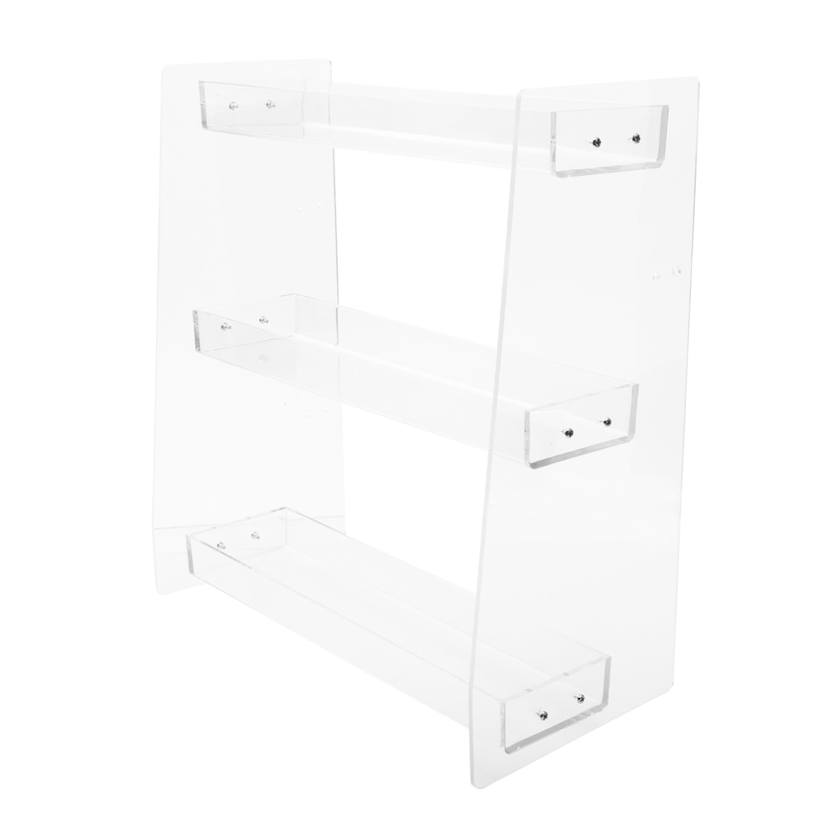 Organizer per Profumi Scaffale Espositivo Multi-livello in Plastica e Salvaspazio, Pratico per Smalti e Cosmetici, Uso da Banco