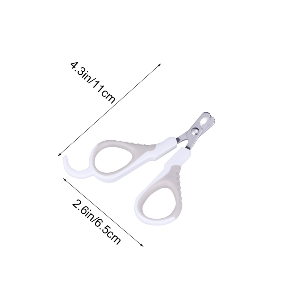 Abaodam Pet Nail Clipper for Cats Dogs and Pets Innovative Head Design Comfortable Handle High Elastic Spring Easy to Use Grooming Tool for Safe Claw Trimming Random Color