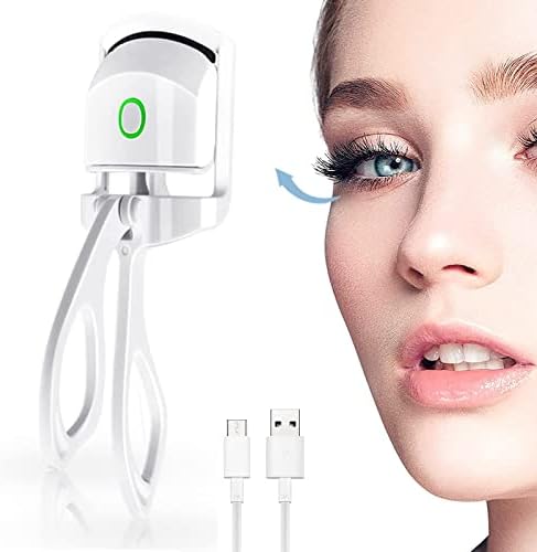 Heated Eyelash Curlers, Eyelash Curlers, Sensing Heating Silicone Pad, 2 Modes Heated Quickly, Easy to Curl, Natural and Lasting Eyelashes, Eyelash Makeup Tools