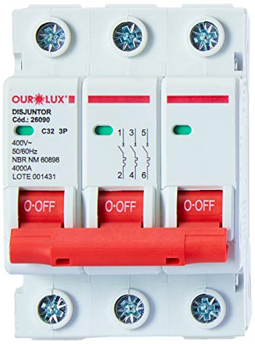Disjuntor Tripolar 32A (C) Ourolux