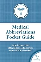 Medical Abbreviations Pocket Guide: 5,000+ Abbreviations and Acronyms for Medical Professionals 1736696122 Book Cover