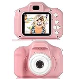 ✅ Múltiples Funciones, más Diversión para los Niños Viene con más funciones, captura de fotos, grabación de video, juegos, temporizador, zoom digital 3X, enfoque automático, etc. 6 efectos de filtro diferentes, 28 efectos de marco de fotos incorporados, aprovechando al máximo su creatividad e imaginación para hacer realidad el sueño de un pequeño fotógrafo.