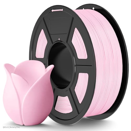Image of TECBEARS Sakura Pink Matte PLA Filament for High Speed 50-600mm /s Printing | 1KG PLA, Smooth Extrusion, Tangle Free, Vacuum Sealed, 1.75MM Filament ±0.02mm Accuracy Compatible with Most FDM Printers