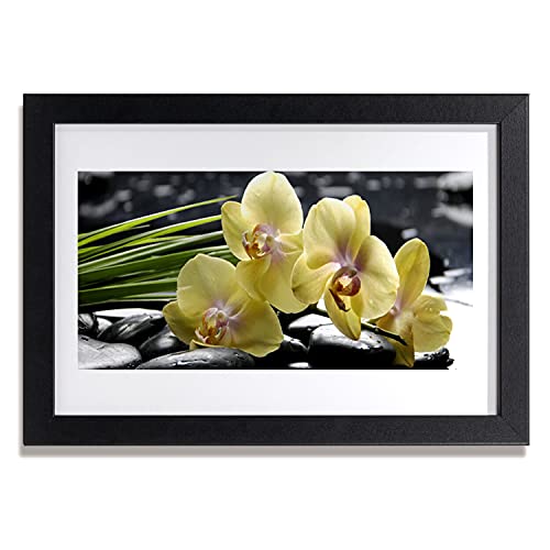 Cadre en MDF avec affiche de nature Tulup 30x20 cm finition haut de gamme