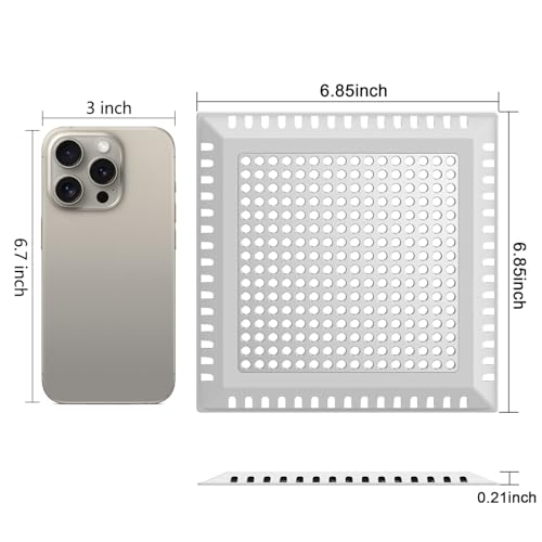 image for Aojuxix Shower Drain Hair Catcher/Drain Strainer/Shower Drain Cover fo