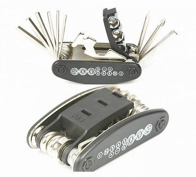 Generic Schrodinger30004 Veebo Bicycle Bike Folding Tool Allen Key Set Multi Tool Puncture Kit (B01NBK12FO) Amazon Price History, Amazon Price Tracker