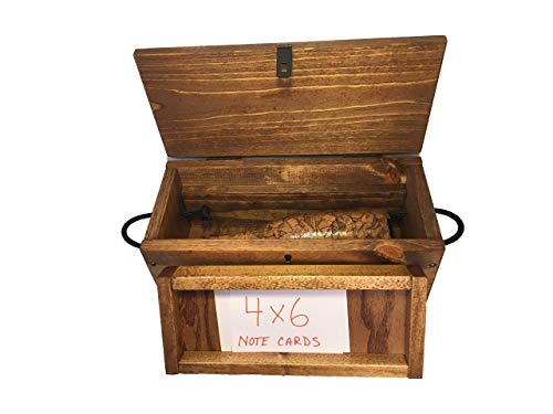 Wine Bottle & Letter box with removable 4x6 card tray - Personalized Wedding Wine Ceremony Capsule - Great Wedding, Anniversary, Engagement or Christmas Gift - Thumbnail 5