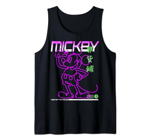 Débardeur Mickey Mouse Neon Disney Year Of The Mouse en coton léger