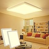 💡【Totalmente sellado, a prueba de polvo e impermeable】Adopte goma a prueba de polvo y antivaho, diseño completamente sellado, no generará insectos, polvo o humedad, y toda la lámpara se ve limpia y ordenada. Clasificación de impermeabilidad IP44, adecuado para baños, cocinas, salas de estar, balcones, dormitorios, oficinas, garajes, sótanos, pasillos y otros lugares.