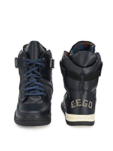 Image of Eego Italy Men's High Top Premium Boots NR-6 (Dark Blue, 7)