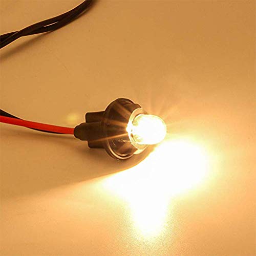 Senzeal T10 W5W 194 Led Bulbs 921 Sockets Adapter Rubber + Copper Wire 6Pcs #TOP2