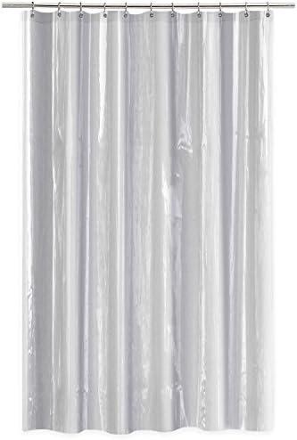 Splash Home EVA Shower Curtain Liner, Clear