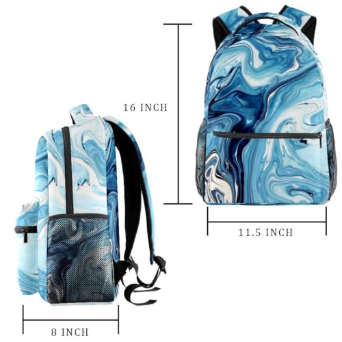 Mochila informal para libros Torre Eiffel multicolor con compartimento para laptop 2