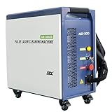 US STOCK SFX 300W Portable Air-cooled Pulse Laser Cleaning Machine Metal Wood Rust Paint Oil Oxide Layer Remover Laser Rust Removal Handheld Fiber Laser Cleaner laser lass Ⅱ output power 0.874mW