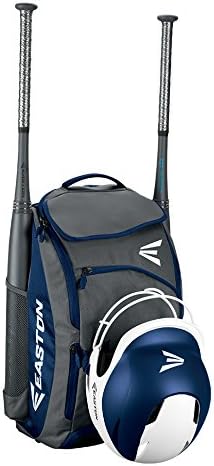 EASTON PROWESS Bat & Equipment Softball Backpack Bag | Designed for the Female Athlete | 2019 | 2 Bat Sleeves | Vented Shoe Pocket | Felt Lined Top Pocket w/ Flip Up Mirror | Helmet Strap | Fence Hook