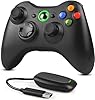 Dhaose 2.4GHz Controller for PC, Xbox 360 Wireless Controller with Receiver, Dual Vibration Ergonomic Design Enhanced Gamepad for Xbox 360 / PC Windows 7/8/10