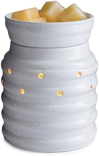 CANDLE WARMERS ETC. Illumination Fragrance Warmer- Light-Up Warmer for Warming Scented Candle Wax Melts and Tarts or Essential Oils to Freshen Room, Farmhouse