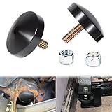 9.9102G Low Profile Bump Stop Universal Low Profile Bump Stop for cars, trucks and SUVs, Black - 2PCS