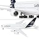 1/200 A380 für Lufthansa Modellflugzeug -Druckguss für Airbus A380 Modellflugzeug Kit mit Ständer (14 in-L) Pre-built Modellflugzeug für Erwachsene -Aviation Geschenke Tabletop Collection Anzeige