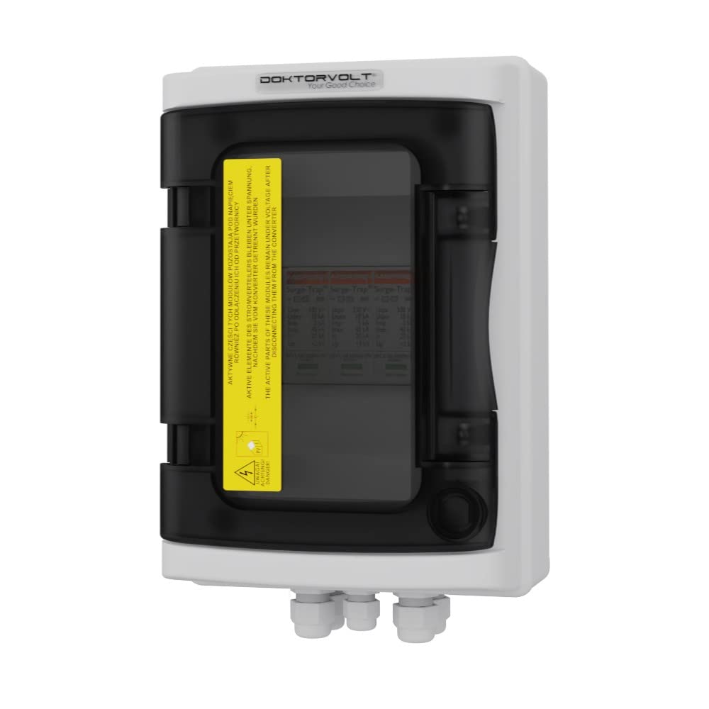 Solarna skrzynka przyłączeniowa PV DC 1000 V 1 x T1 T2 1-strunowa Mersen ochrona przepięciowa fotowoltaiczna PV ochrona odgromowa Doktorvolt