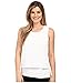 Calvin Klein Women's S/L Textured Double-Layer Top