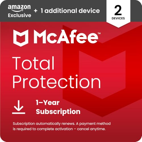 Image of McAfee 2026- Total Protection ( 2 Plus 1 Devices) Antivirus, VPN, Scam Protection, Security Software, 1-Year Subscription with Auto-Renewal - Digital download | PC/Mac/iOS/Android