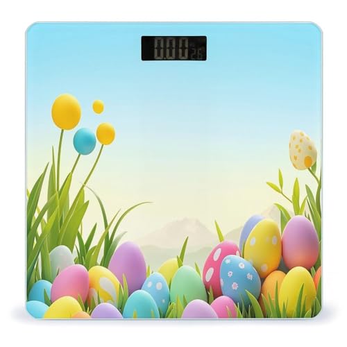 Báscula Digital de Baño Precisa April Easter con Plataforma Amplia miniatura 1