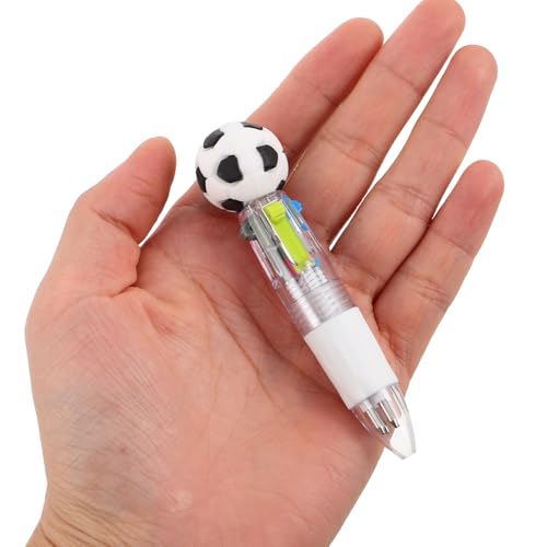 Bolígrafo de fútbol ergonómico con tinta de 4 colores para escolares 4