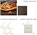 5PCS Photo Backdrop Boards with Carry Bag,16x16Inch Marble Cement Wooden Photography Background Flat Lay Props for Food, Product, Jewelry, EOAJAFOU
