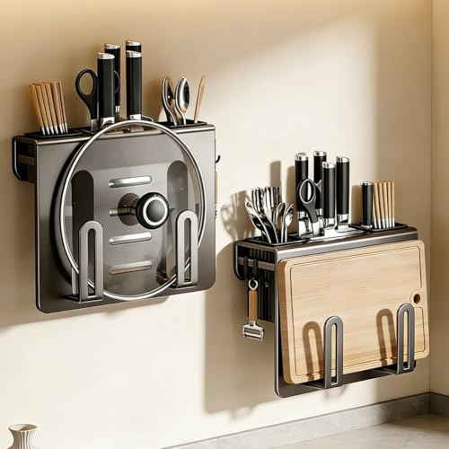 Organizador de cocina de pared para cocinar sin desorden y con todo a la mano 4