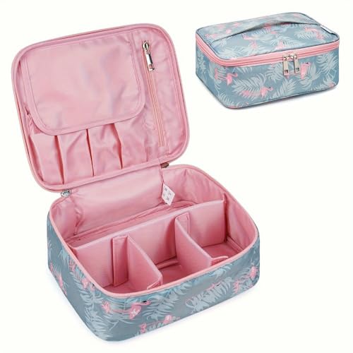 ZBDZSW Bolsa de Maquillaje de Viaje Bolsa de cosméticos Grande Estuche de Maquillaje Organizador para Mujeres