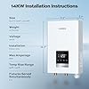 14kW Tankless Water Heater Electric, ORBEK On Demand Instant Hot Water Heater 240V, Max 3.38 GPM, Supply for 2-3 Fixtures, ETL Certified, Indoor Installation, New Upgraded 2.0
