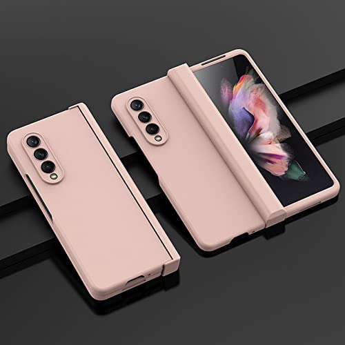 Coque Samsung Z Fold4 rose rigide PC anti-trace de doigt