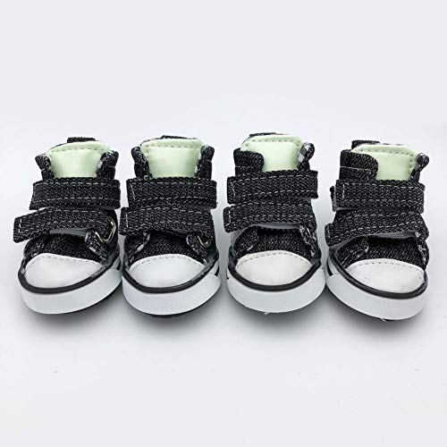 PetFavorites Pet Dog Puppy Running Shoes Outdoor Boots Nonslip Booties Canvas Sneaker