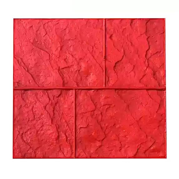 Moldes Resistentes de Poliuretano para texturizar hormigón, tapetes Decorativos para Estampar hormigón con Efecto Piedra y baldosas, Herramienta para texturizar Cemento (D) (F)