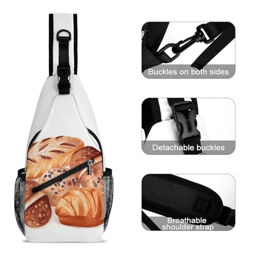 Bolso Sling Crossbody Casual para Viaje y Senderismo miniatura 3