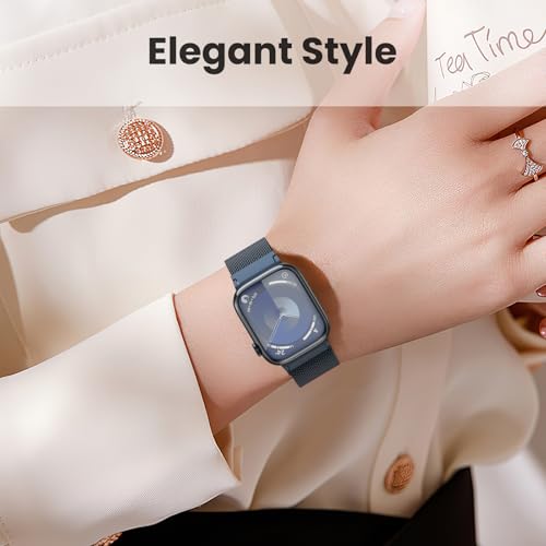 Image of Original Metal Milanese Loop Compatible with Apple Watch Band for Women Men