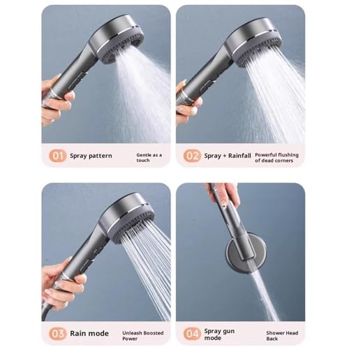 Pommeau de douche haute pression anti-calcaire moderne
