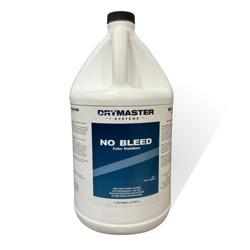 Drymaster Systems NO BLEED – Color Stabilizer & Souring Agent for Area Rugs and Upholstery - 1 Gallon