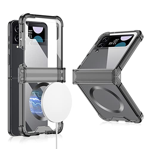 Étui magnétique Galaxy Z Flip 3 antichoc transparent pour le quotidien