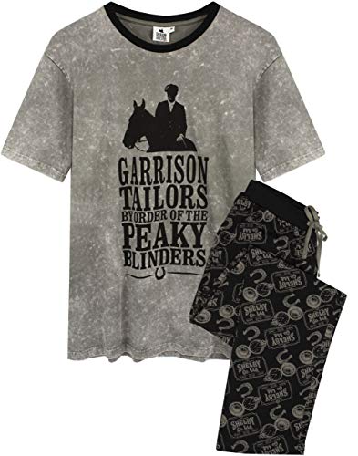 Pajamas Mens Tommy Shelby Family T-Shirt & Lounge Pants PJ Set2
