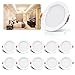 Produktbild LED Einbaustrahler 230V 10er Set, OUILA LED Spot 5W 500LM IP44 Einbauleuchten 4000K Led Einbaustrahler Ultra Flach Deckenstrahler Led Spot für Badezimmer Küche Wohnzimmer Korridor