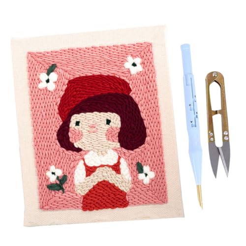Broderie au poinçon Chaperon Rouge pour créer votre déco murale